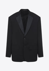 Wool Tuxedo Blazer