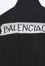 Masking Tape Logo Zip-Up Jacket