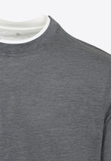 Crewneck Layered T-shirt
