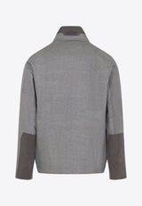 Laminated Zip-Up Jacket