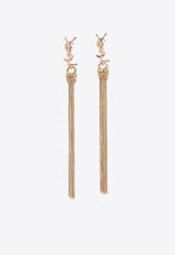 Bo Pompons Chaines Drop Earrings