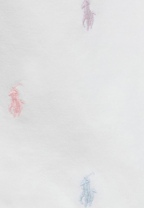 Polo Ralph Lauren Kids Babies Logo-Detailed Bib White 310876689002CO/O_POLOR-WHT