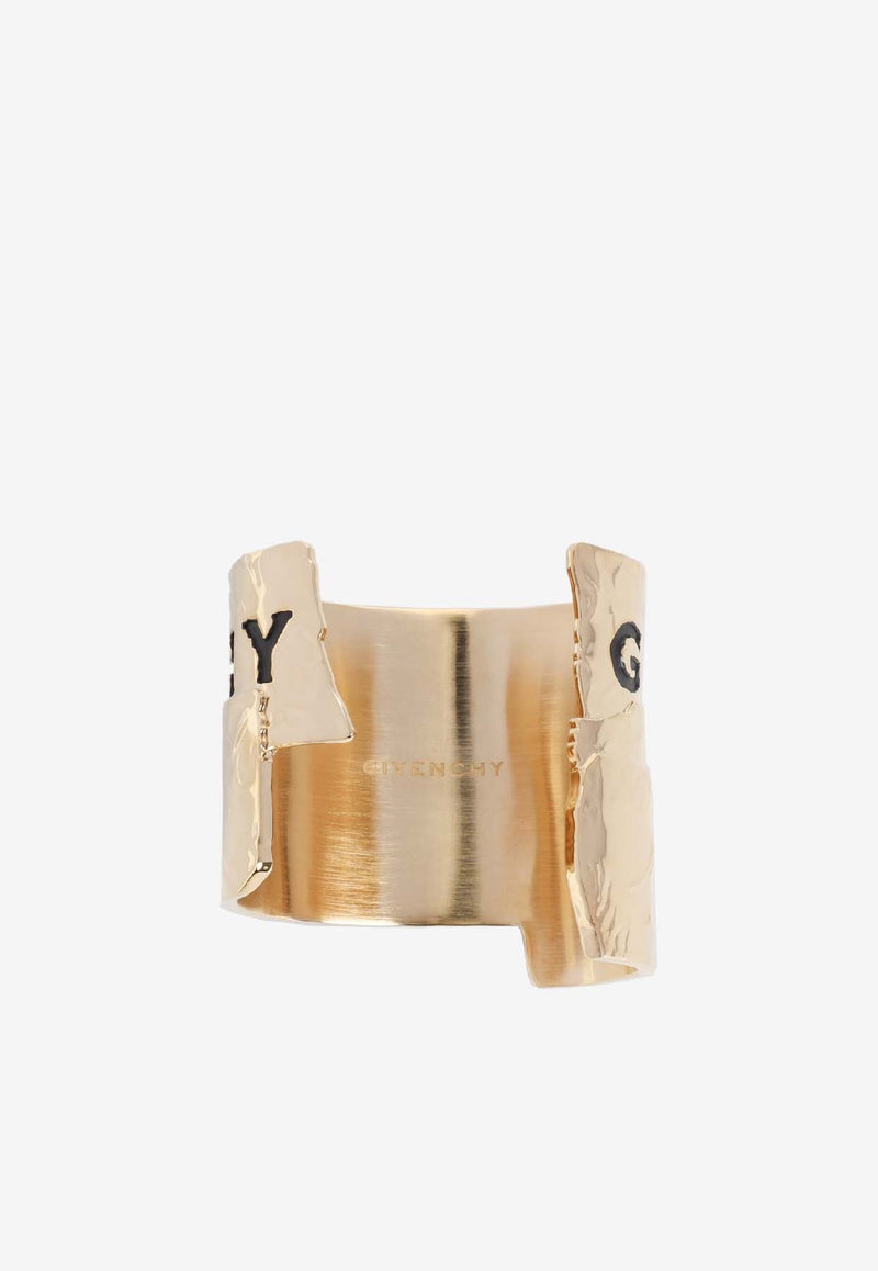 Tape Golden Cuff Bracelet