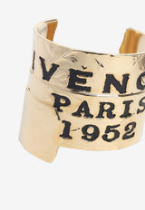 Tape Golden Cuff Bracelet