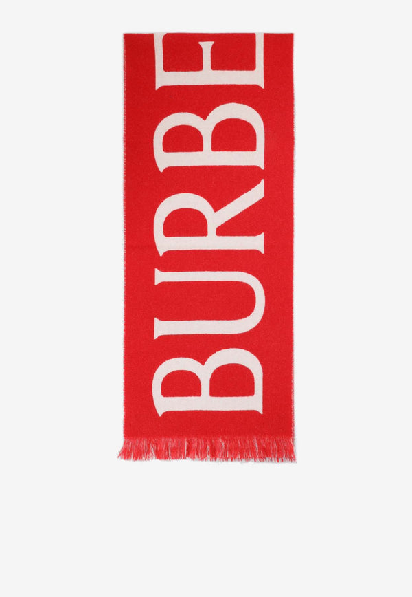 Logo Wool Scarf