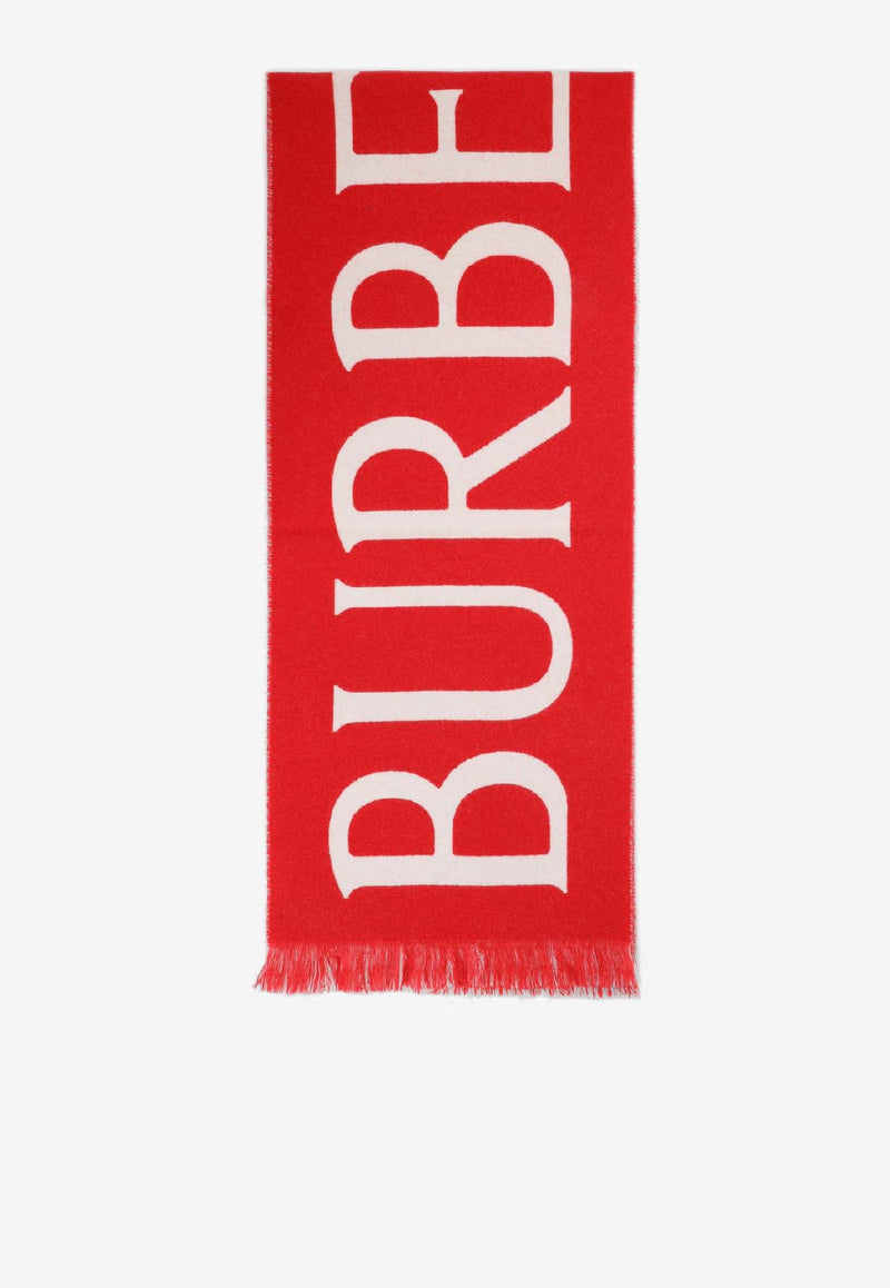 Logo Wool Scarf