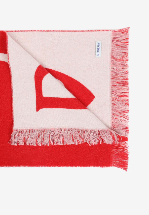 Logo Wool Scarf