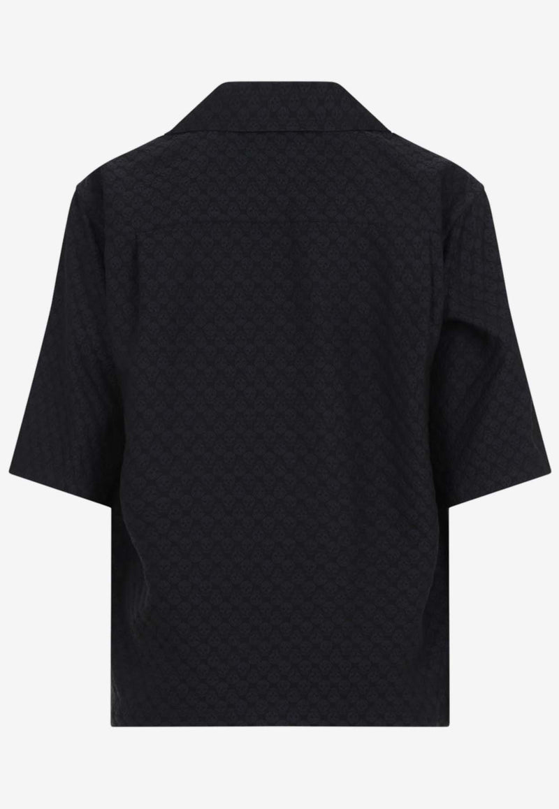 Jacquard Short-Sleeved Shirt