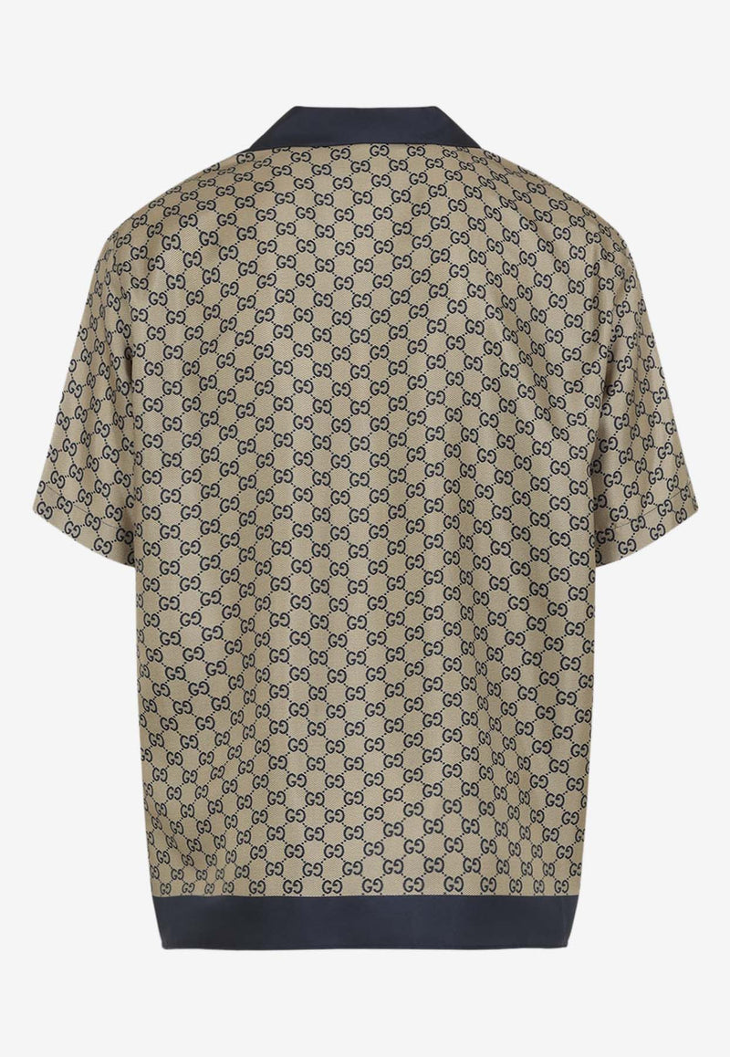 GG Logo Silk Shirt