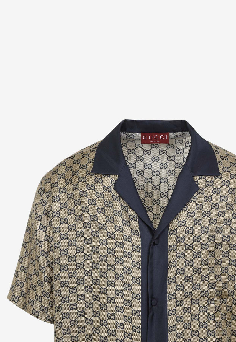 GG Logo Silk Shirt