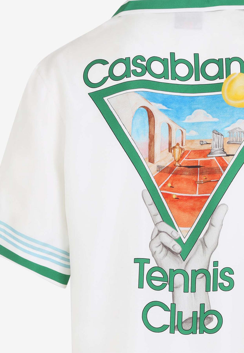 Metaphysical Tennis Icon Print Shirt