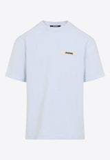 Crewneck T-shirt with Logo-Label