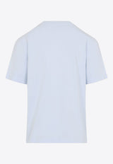 Crewneck T-shirt with Logo-Label