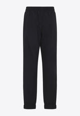 Track Pants with Embroidered-Logo