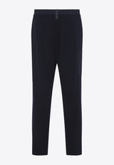 Wool-Blend Track Pants
