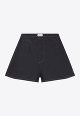 Amelo Denim Shorts with Logo-Label