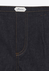 Amelo Denim Shorts with Logo-Label