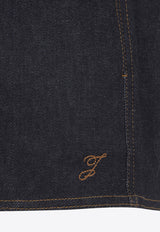 Amelo Denim Shorts with Logo-Label