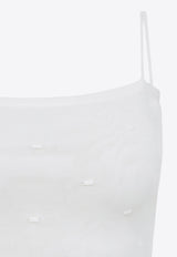 The Plumetis Polka-Dot Top