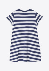 Polo Ralph Lauren Kids Girls Polo Bear Striped Dress Navy 312965227001CO/Q_POLOR-NW