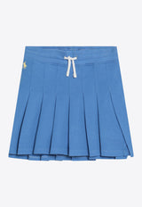 Polo Ralph Lauren Kids Girls Pleated Mini Skirt Light Blue 312966519003CO/Q_POLOR-HI