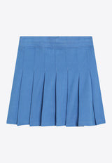 Polo Ralph Lauren Kids Girls Pleated Mini Skirt Light Blue 312966519003CO/Q_POLOR-HI