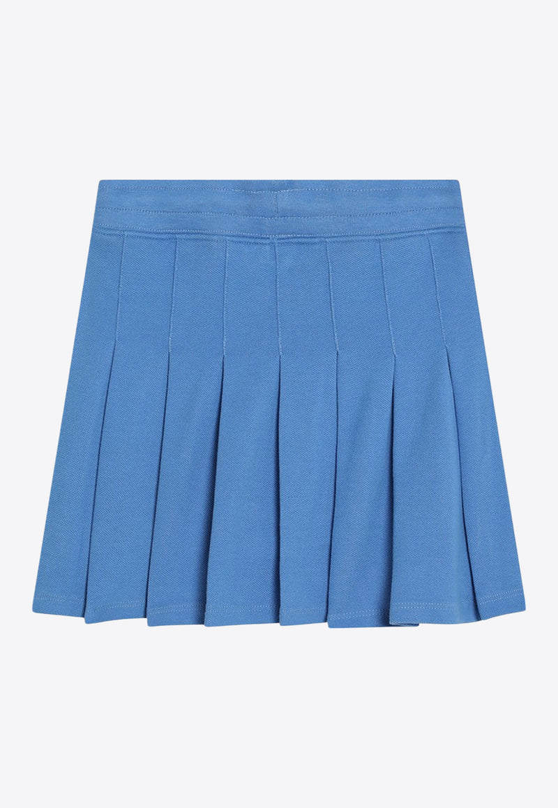 Polo Ralph Lauren Kids Girls Pleated Mini Skirt Light Blue 312966519003CO/Q_POLOR-HI