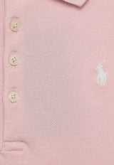 Polo Ralph Lauren Kids Girls Logo Embroidered Polo T-shirt Pink 313573242011CO/O_POLOR-HP