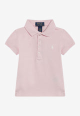 Polo Ralph Lauren Kids Girls Pony Polo T-shirt Pink 313573242011PL/S_POLOR-HP