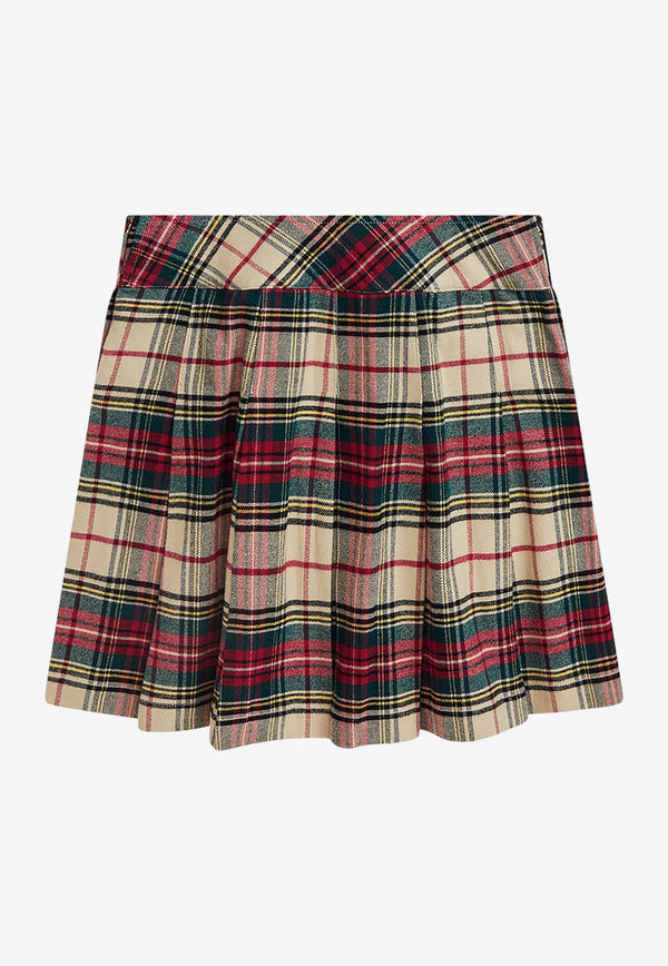 Polo Ralph Lauren Kids Girls Pleated Tartan Check Skirt Multicolor 313951834001CO/P_POLOR-CM