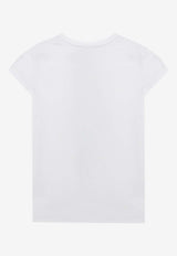 Polo Ralph Lauren Kids Girls Polo Bear Print T-shirt White 313A98403001CO/S_POLOR-WHT