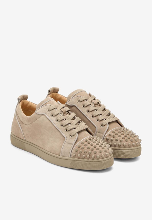 Christian Louboutin Louis Junior Spikes Suede Sneakers 3160934LE/O_LOUBO-F685