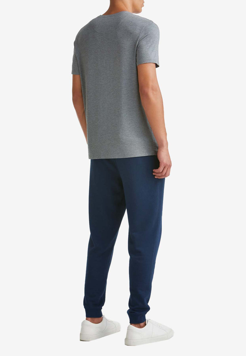 Derek Rose Quinn Drawstring Track Pants Navy 3173-QUIN001NAVNAVY