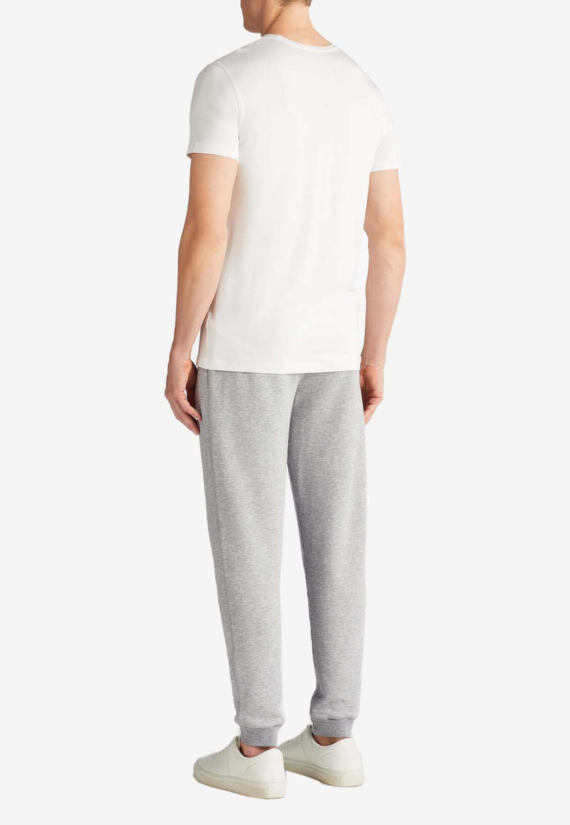 Derek Rose Quinn Drawstring Track Pants Gray 3173-QUIN001SILGREY