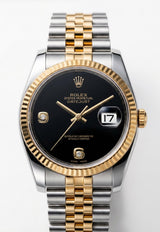 Oyster Perpetual Datejust Bi-Color with Gold and Diamonds