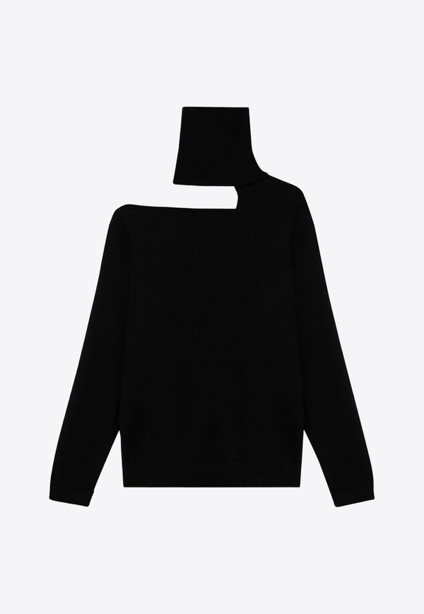 Federica Tosi Cut-Out High-Neck Sweater Black 32002353/P_FTOSI-29