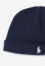 Polo Ralph Lauren Kids Babies Logo Embroidered Beanie Navy 320552454003CO/P_POLOR-RN