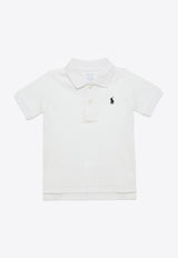 Polo Ralph Lauren Kids Baby Boys Logo Embroidered Polo T-shirt White 320570127001CO/O_POLOR-WHT