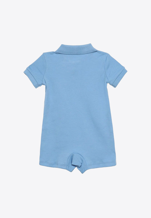 Polo Ralph Lauren Kids Babies Logo Embroidered Onesie Blue 320735014030CO/O_POLOR-BL