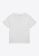 Polo Ralph Lauren Kids Babies Logo Embroidered Crewneck T-shirt White 320832904033CO/O_POLOR-WHT