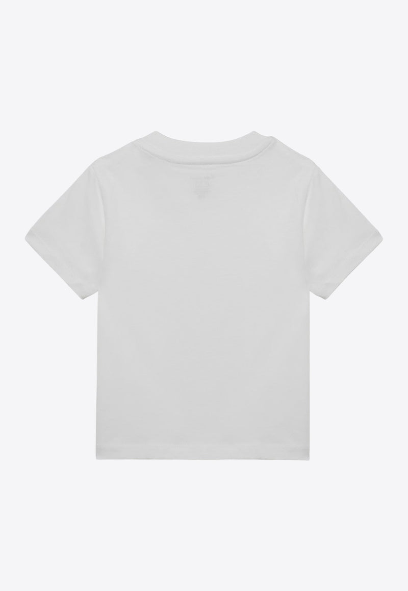 Polo Ralph Lauren Kids Babies Logo Embroidered T-shirt White 320832904033CO/Q_POLOR-WHT