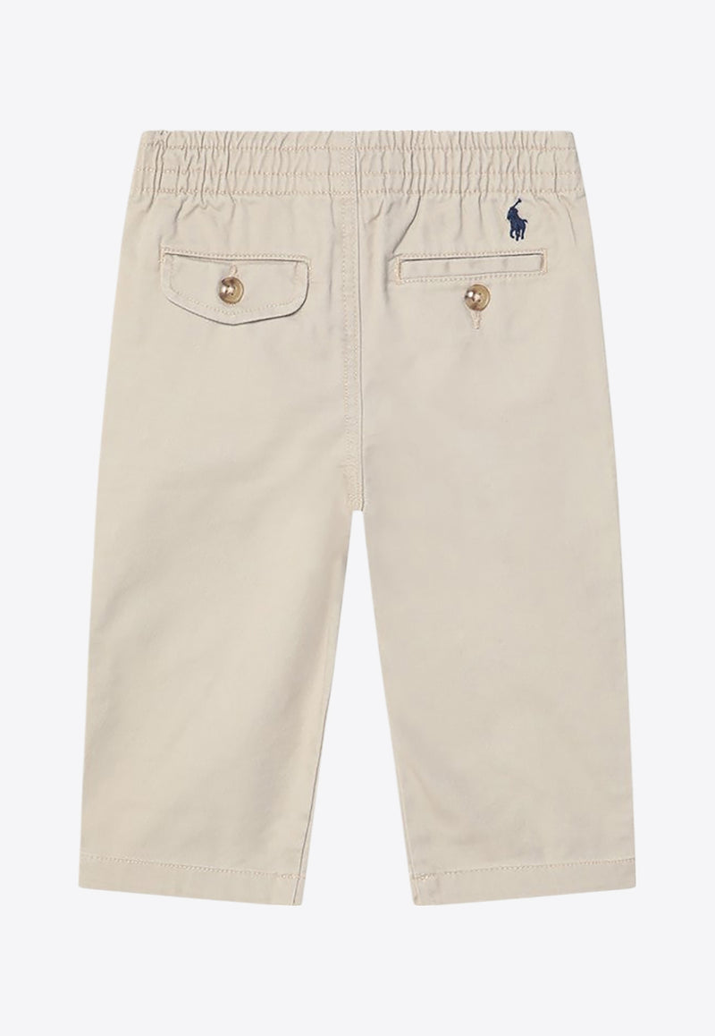 Polo Ralph Lauren Kids Babies Essential Straight Pants Beige 320855803CO/Q_POLOR-CK