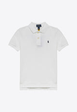 Polo Ralph Lauren Kids Logo Embroidered Polo T-shirt White 322603252004CO/O_POLOR-WHT