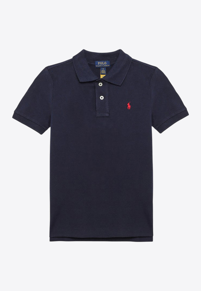 Polo Ralph Lauren Kids Boys Logo Polo T-shirt Navy 322603252005CO/Q_POLOR-RN