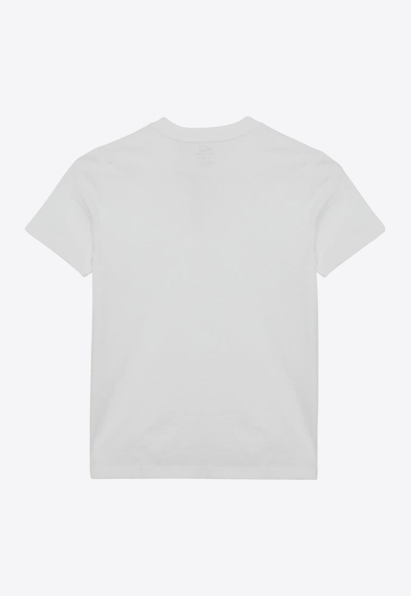 Polo Ralph Lauren Kids Boys Logo Embroidered T-shirt White 322832904035CO/Q_POLOR-WHT