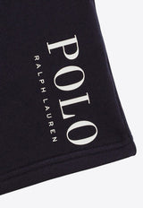 Polo Ralph Lauren Kids Boys Logo Print Bermuda Shorts Navy 322934251001CO/O_POLOR-NN