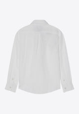 Polo Ralph Lauren Kids Boys Linen Long-Sleeved Shirt White 322967600003LI/Q_POLOR-WHT