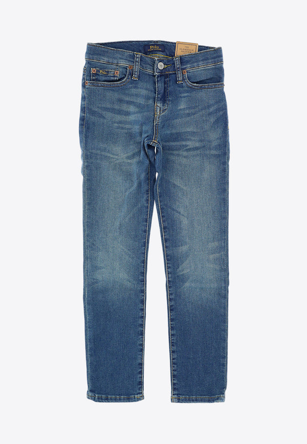 Polo Ralph Lauren Kids Boys Basic Straight-Leg Jeans Blue 323750426001_000_BLUE
