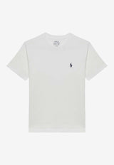 Polo Ralph Lauren Kids Boys Pony T-shirt White 323832904035CO/S_POLOR-WHT