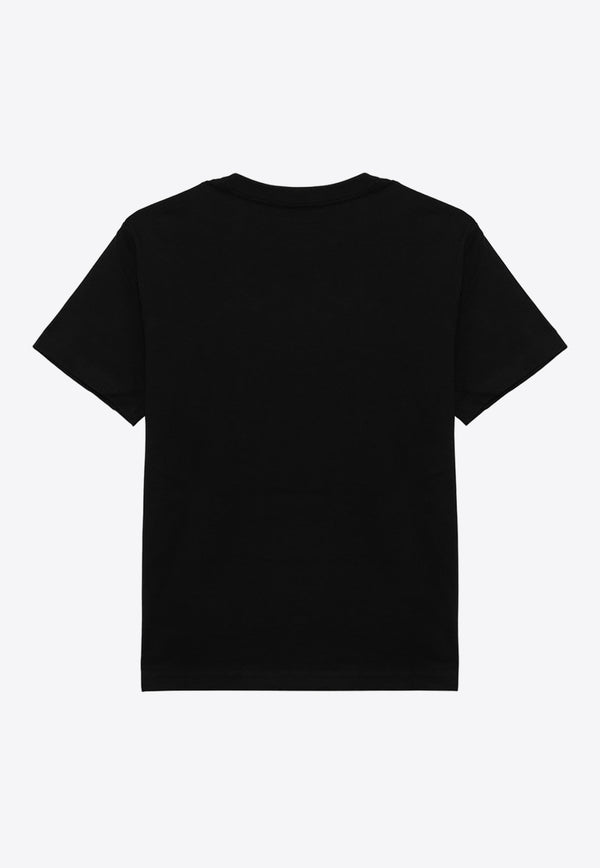 Polo Ralph Lauren Logo Embroidered Crewneck T-shirt Black 323832904036CO/O_POLOR-BLK